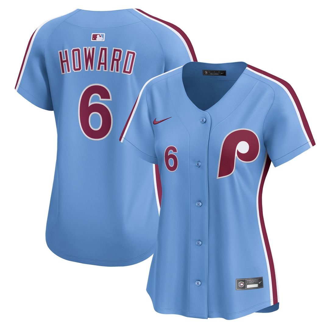 Philadelphia Phillies Ryan Howard Nike Women's Alternate 2 Limited Jersey - Cream