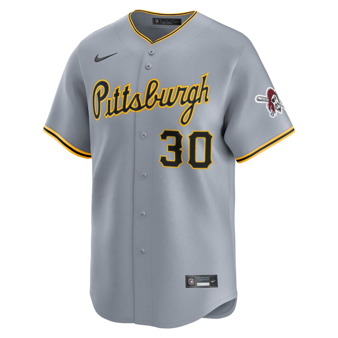 Pittsburgh Pirates Paul Skenes Nike Road Limited Player Jersey - Gray