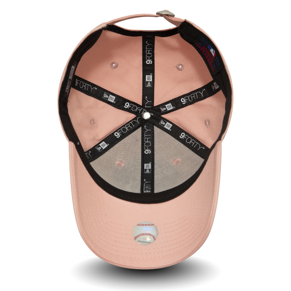 New York Yankees MLB League Essential 9FORTY Women Strapback Light Pink/White