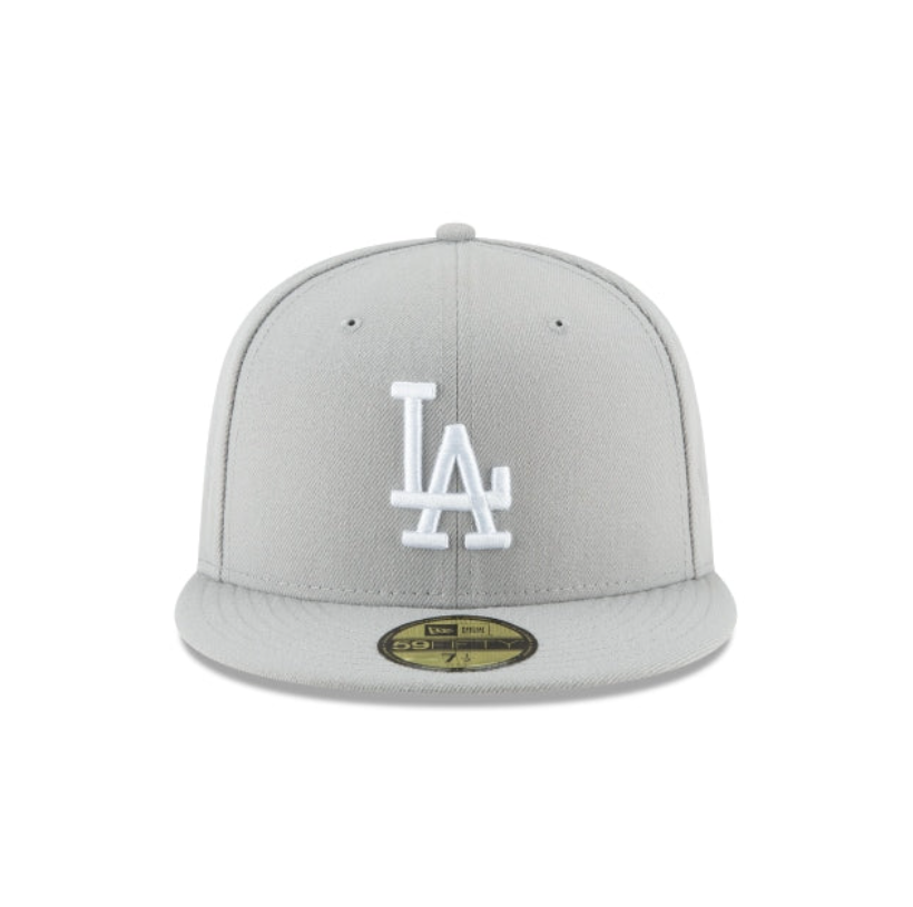 Los Angeles Dodgers MLB League Essential 59FIFTY Fitted New Era Gray/White