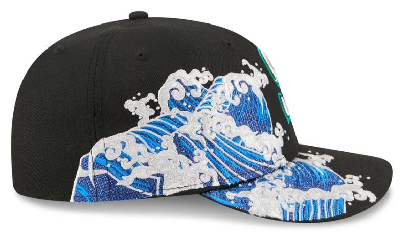 Seattle Mariners MLB Waves 59FIFTY Fitted New Era Black/White