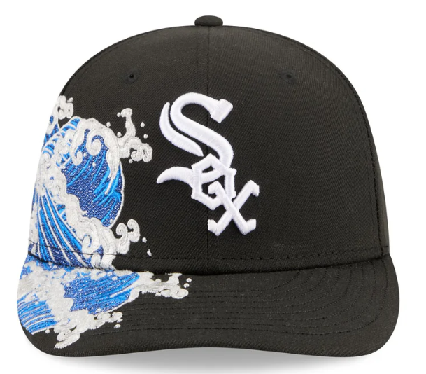 Chicago White Sox MLB Waves 59FIFTY Fitted New Era Black/White