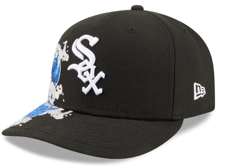 Chicago White Sox MLB Waves 59FIFTY Fitted New Era Black/White