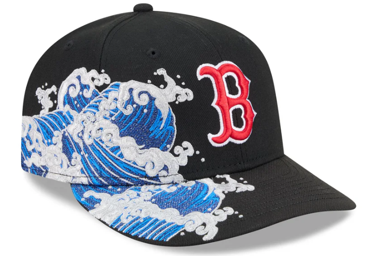 Boston Redsox MLB Waves 59FIFTY Fitted New Era Black/White