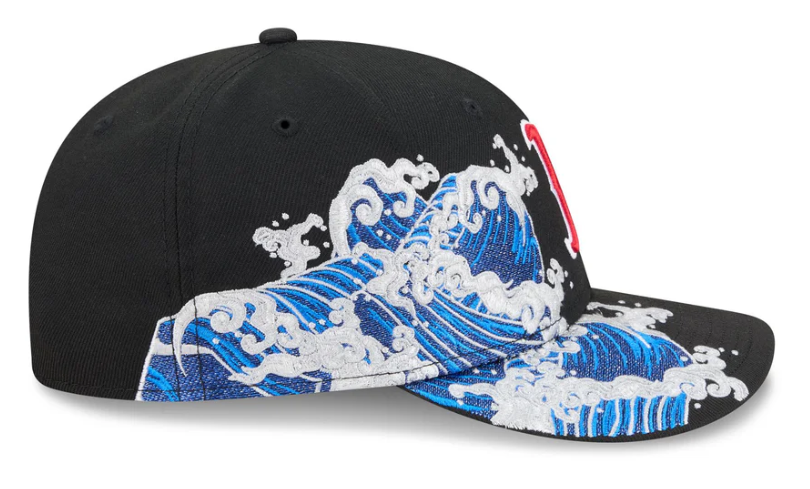 Boston Redsox MLB Waves 59FIFTY Fitted New Era Black/White