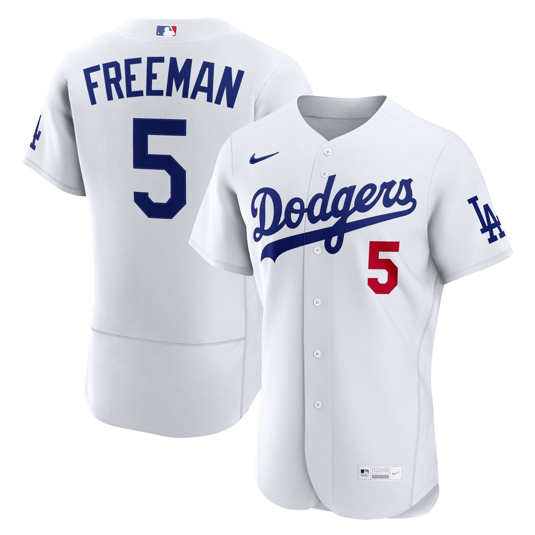 Los Angeles Dodgers Freddie Freeman Nike Home Authentic Jersey - White