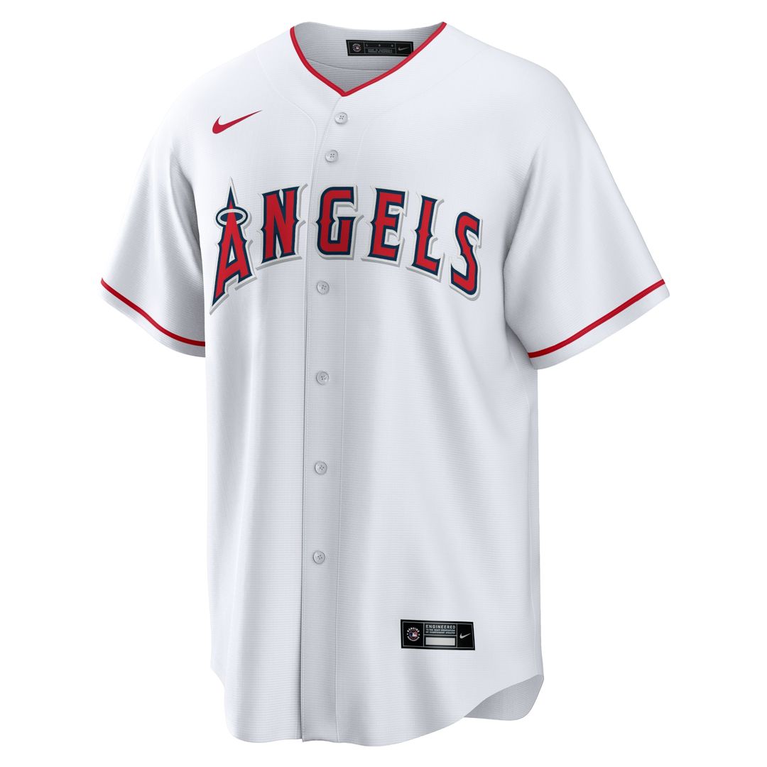 Los Angeles Angels Mike Trout Nike Home Replica Player Name Jersey - White