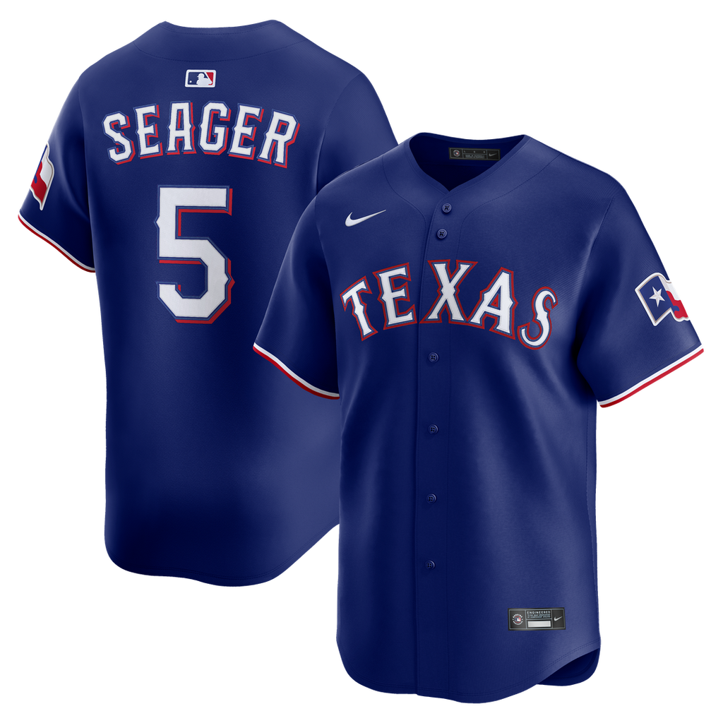 Texas Rangers Corey Seager Nike Alternate 2 Limited Jersey - Royal