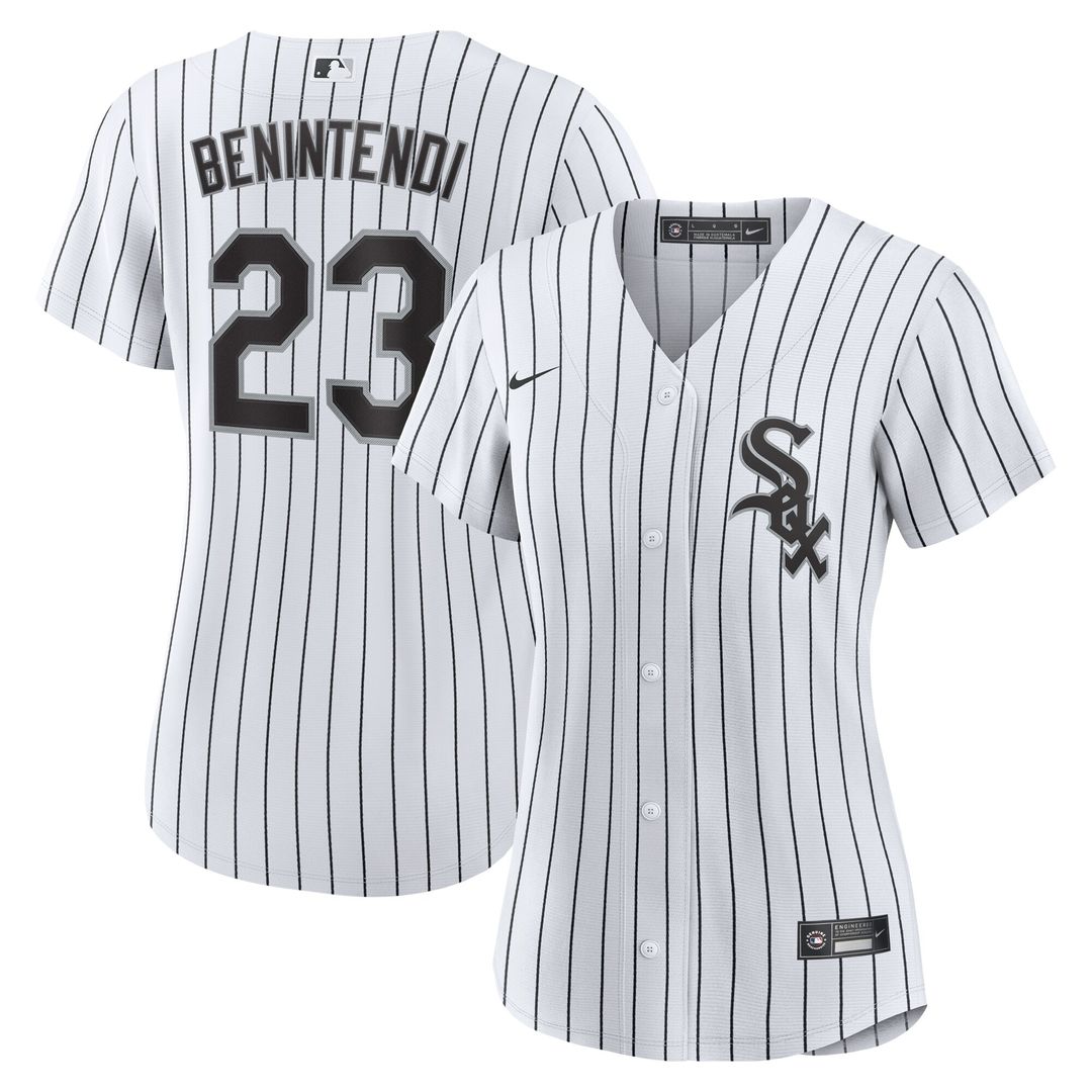 Chicago White Sox Andrew Benintendi Nike Women's Home Player Jersey - White/Black