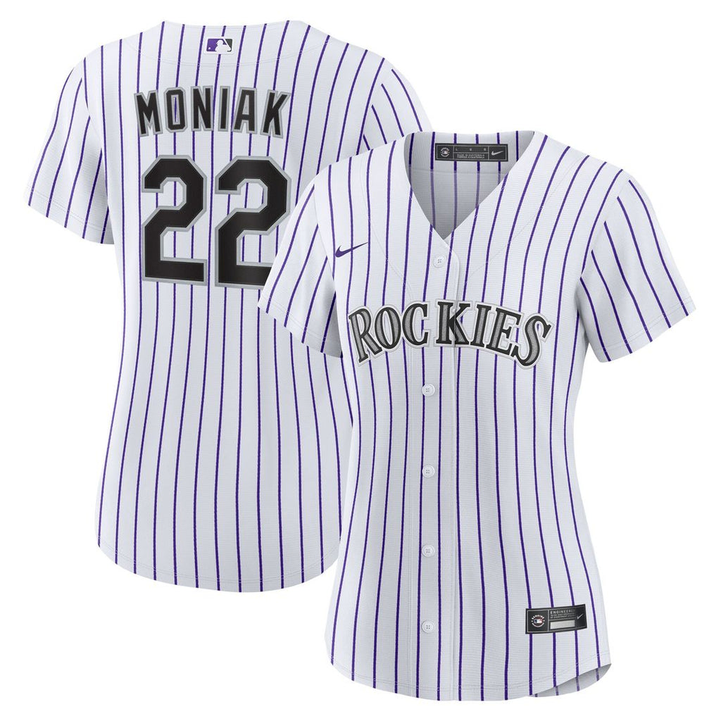 Colorado Rockies Mickey Moniak Nike Women's Home Replica Jersey - White