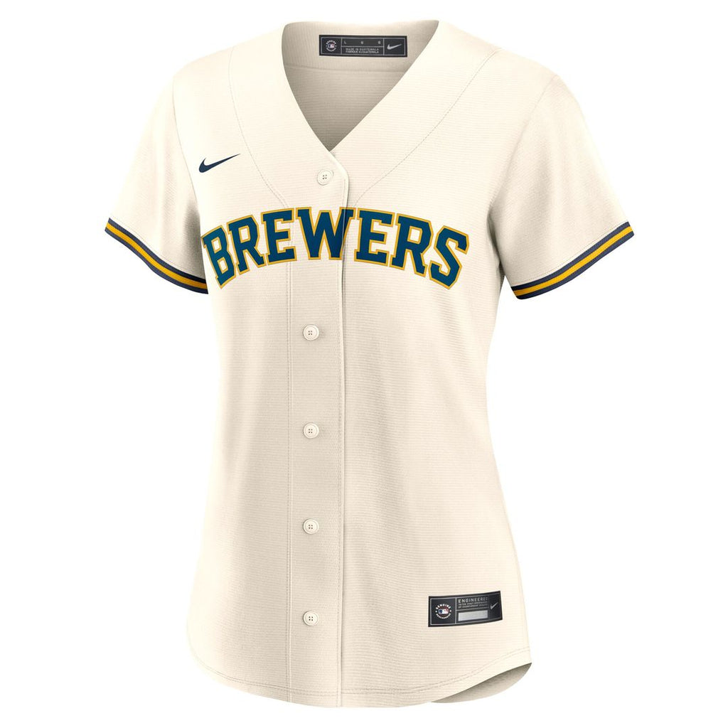 Milwaukee Brewers Blake Perkins Nike Women's Home Replica Jersey - Cream