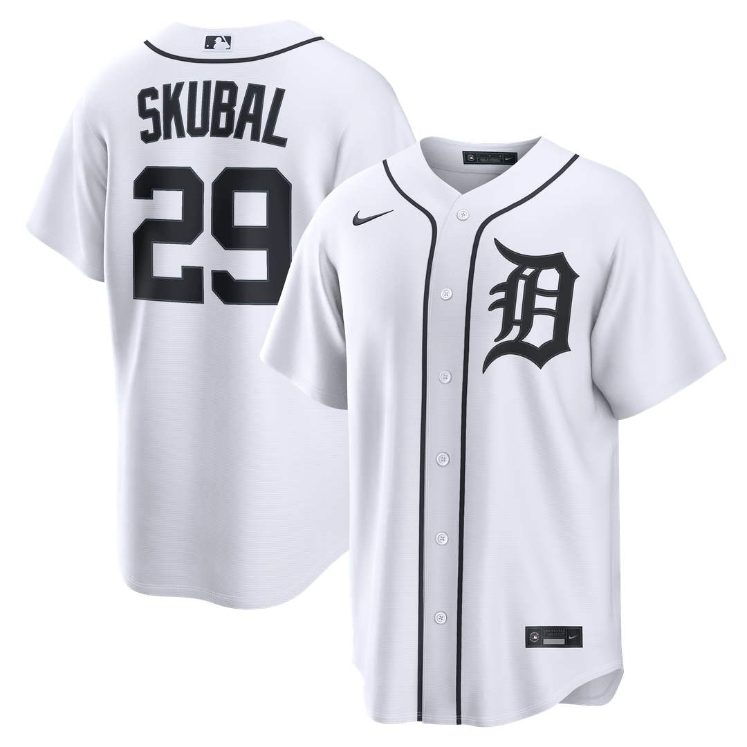Detroit Tigers Tarik Skubal Nike Home Replica Jersey - White