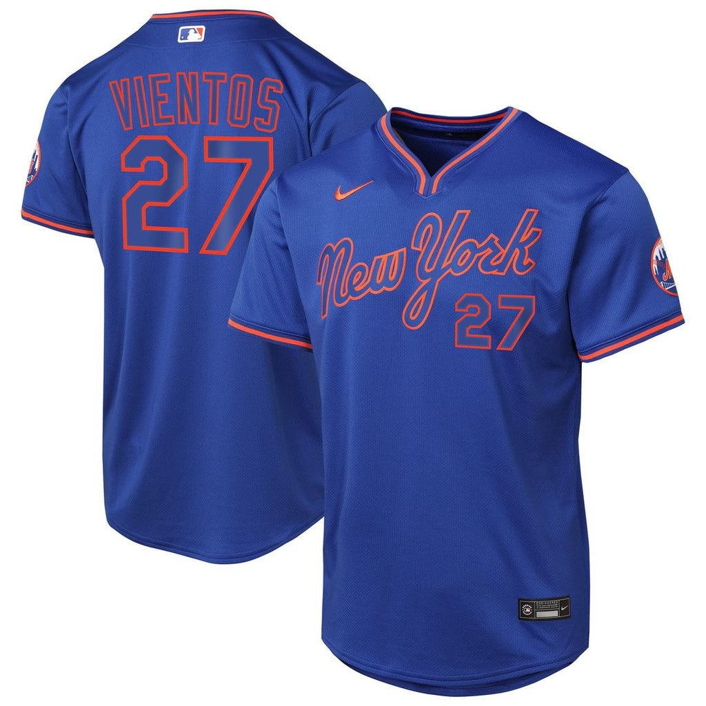 New York Mets Mark Vientos Nike Youth Alternate 2 Limited Jersey - Royal