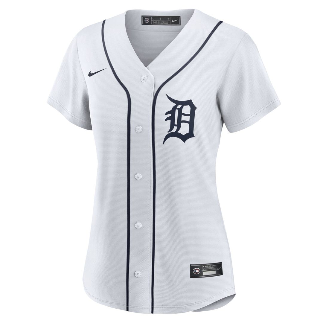 Detroit Tigers Jake Rogers Nike Women's Home Replica Jersey - White