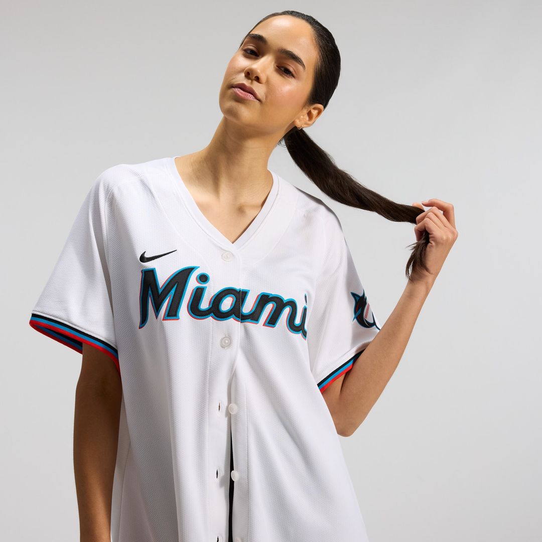 Miami Marlins Sandy Alcantara Nike Women's Home Limited Player Jersey - White