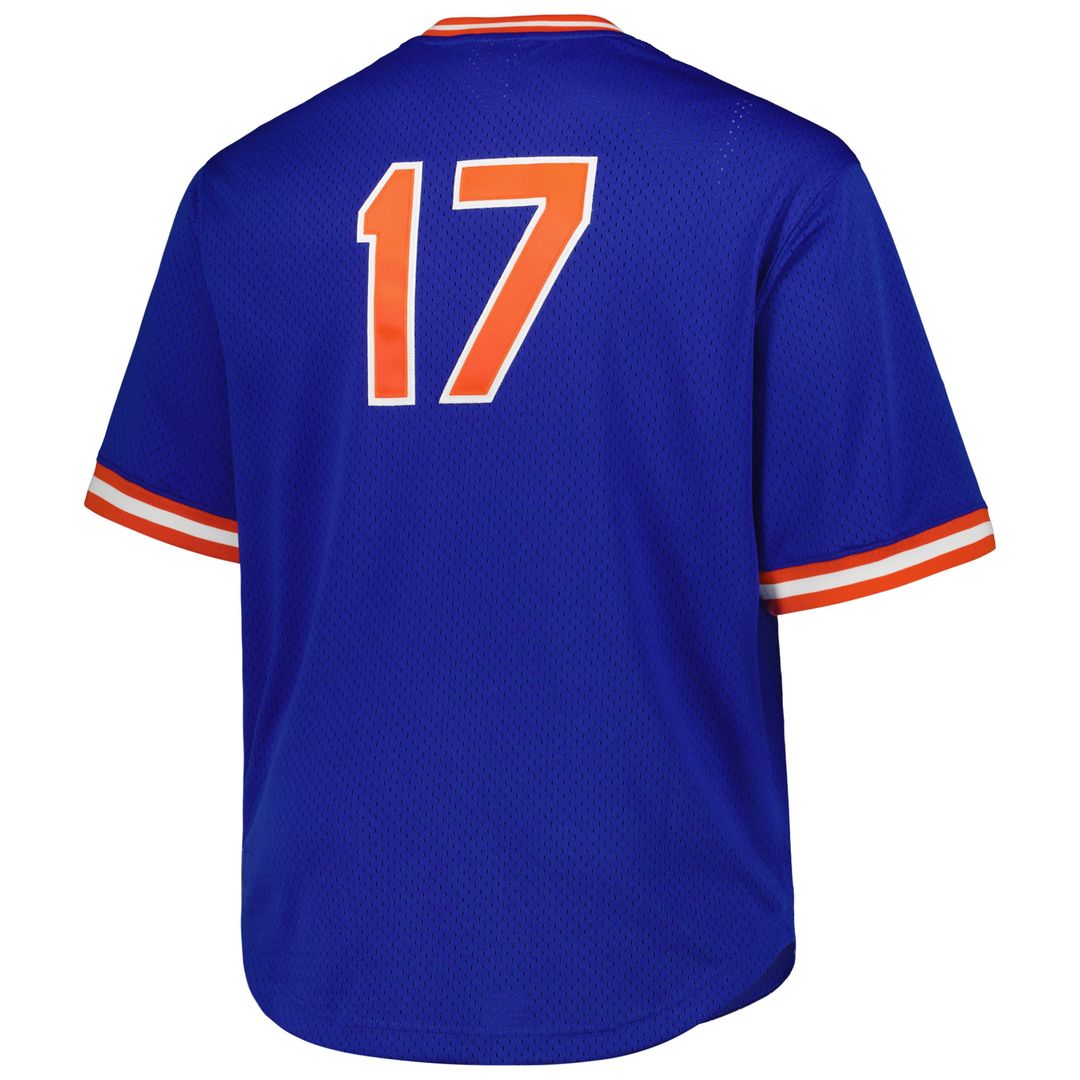 New York Mets Keith Hernandez Mitchell & Ness 1986 Cooperstown Mesh Pullover Jersey - Royal