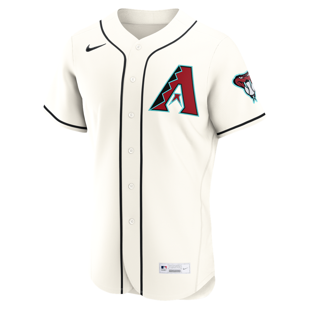 Arizona Diamondbacks Nike Home Authentic Custom Jersey - Cream
