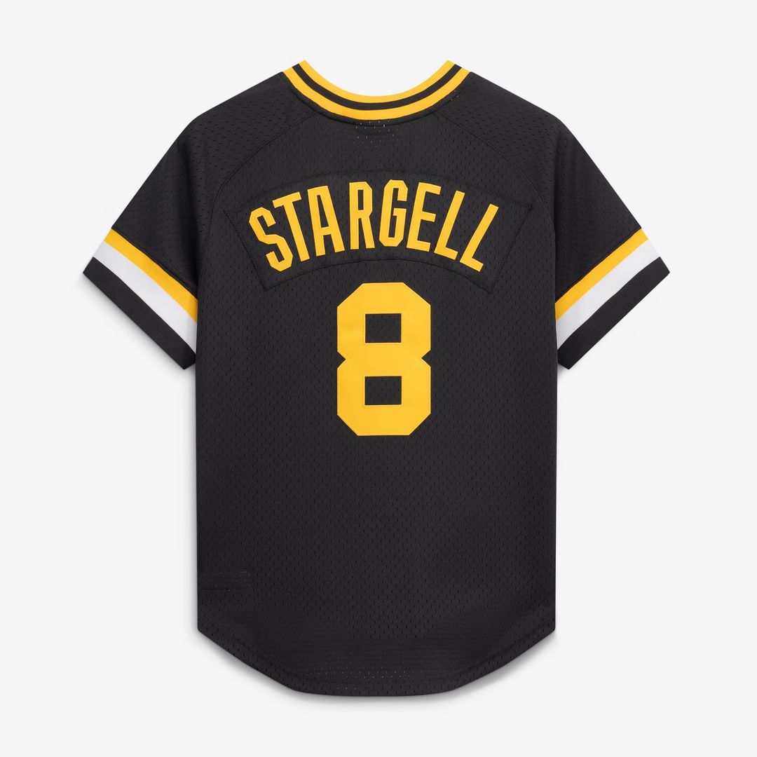 Pittsburgh Pirates Willie Stargell Mitchell & Ness Authentic Batting Practice Jersey - Black