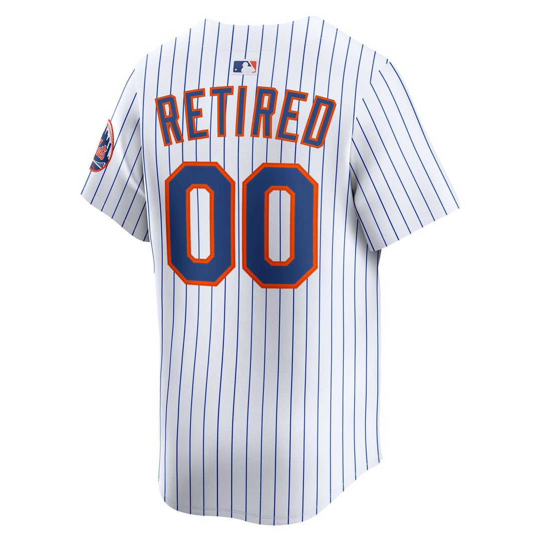 New York Mets Nike Home Limited Pick - A - Player Retired Roster Jersey - White