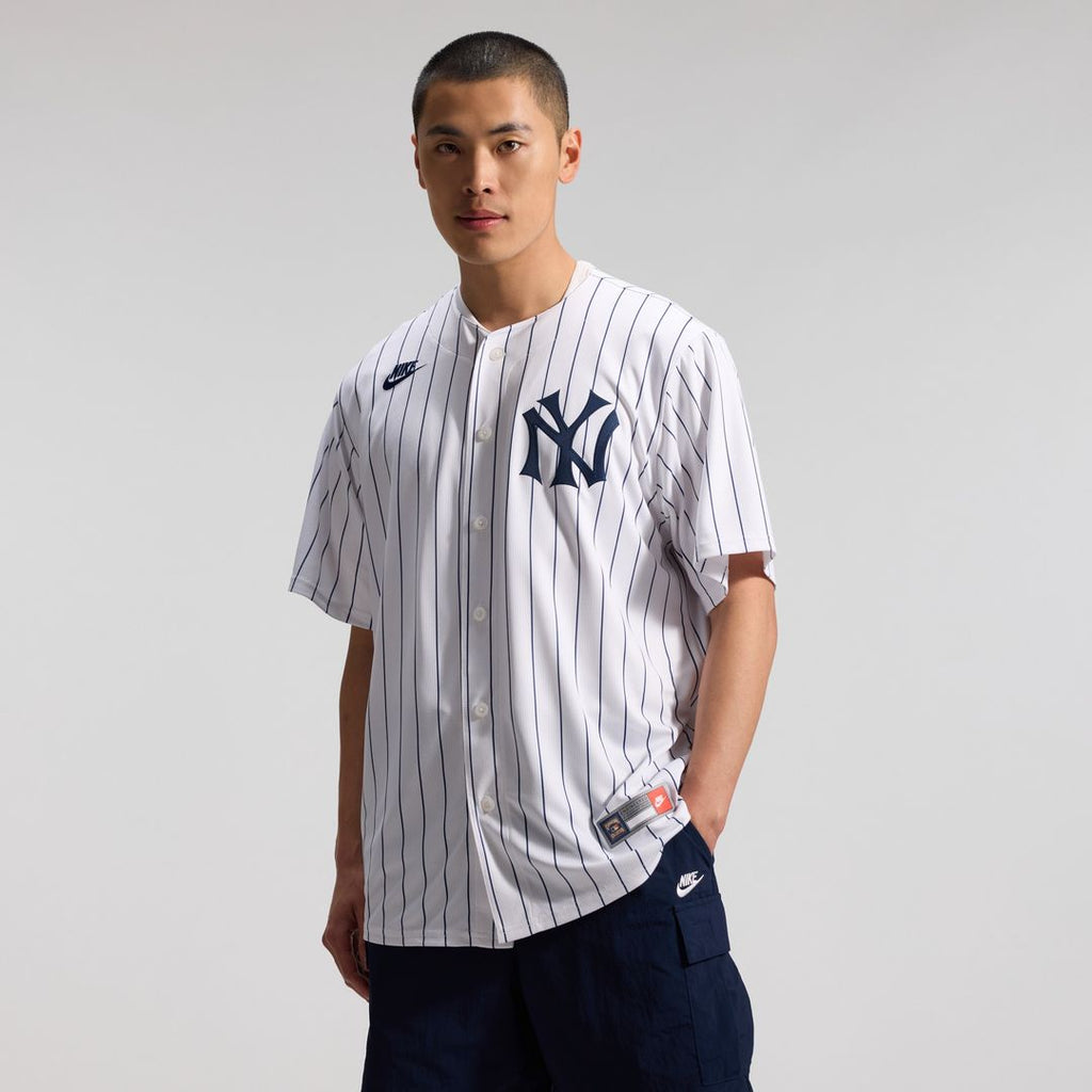 New York Yankees Babe Ruth Nike Throwback Cooperstown Limited Jersey - White