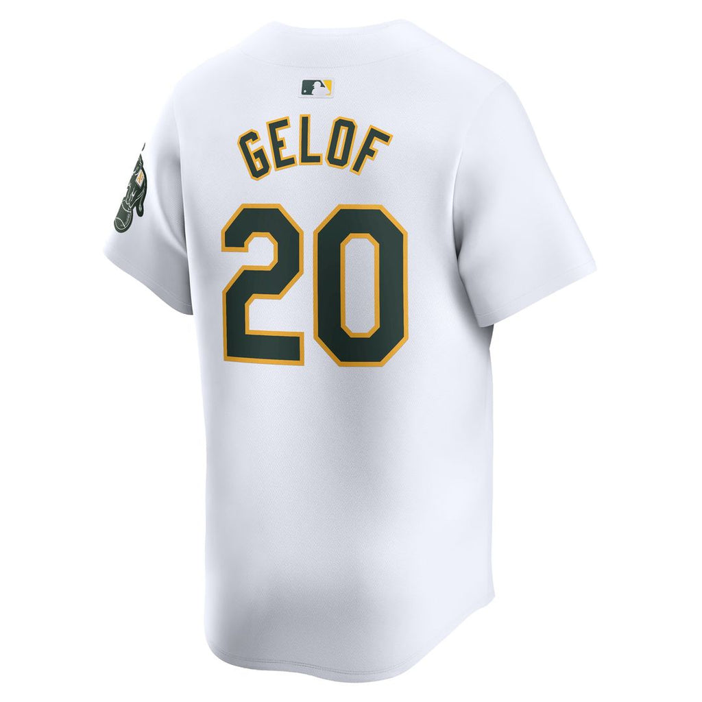 Athletics Zack Gelof Nike Home Limited Player Jersey - White