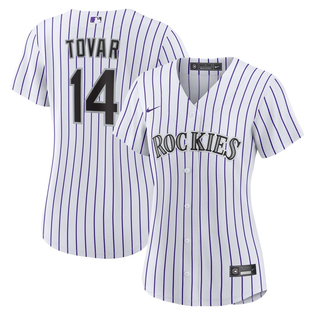 Colorado Rockies Ezequiel Tovar Nike Women's Home Replica Jersey - White