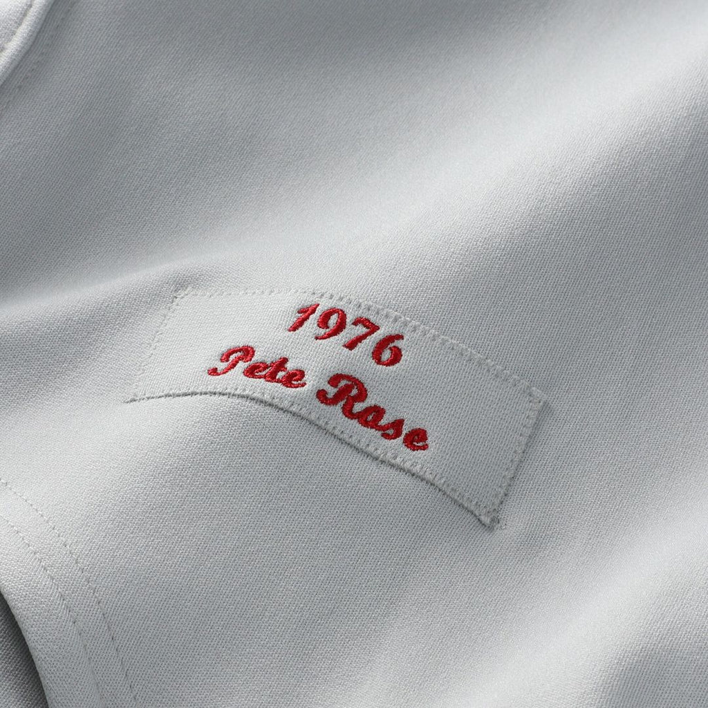 Cincinnati Reds Pete Rose Mitchell & Ness 1976 Authentic Jersey - Gray