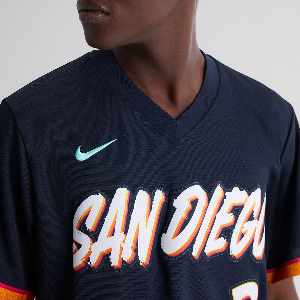 San Diego Padres Xander Bogaerts Nike 2026 City Connect Stadium Jersey - Obsidian