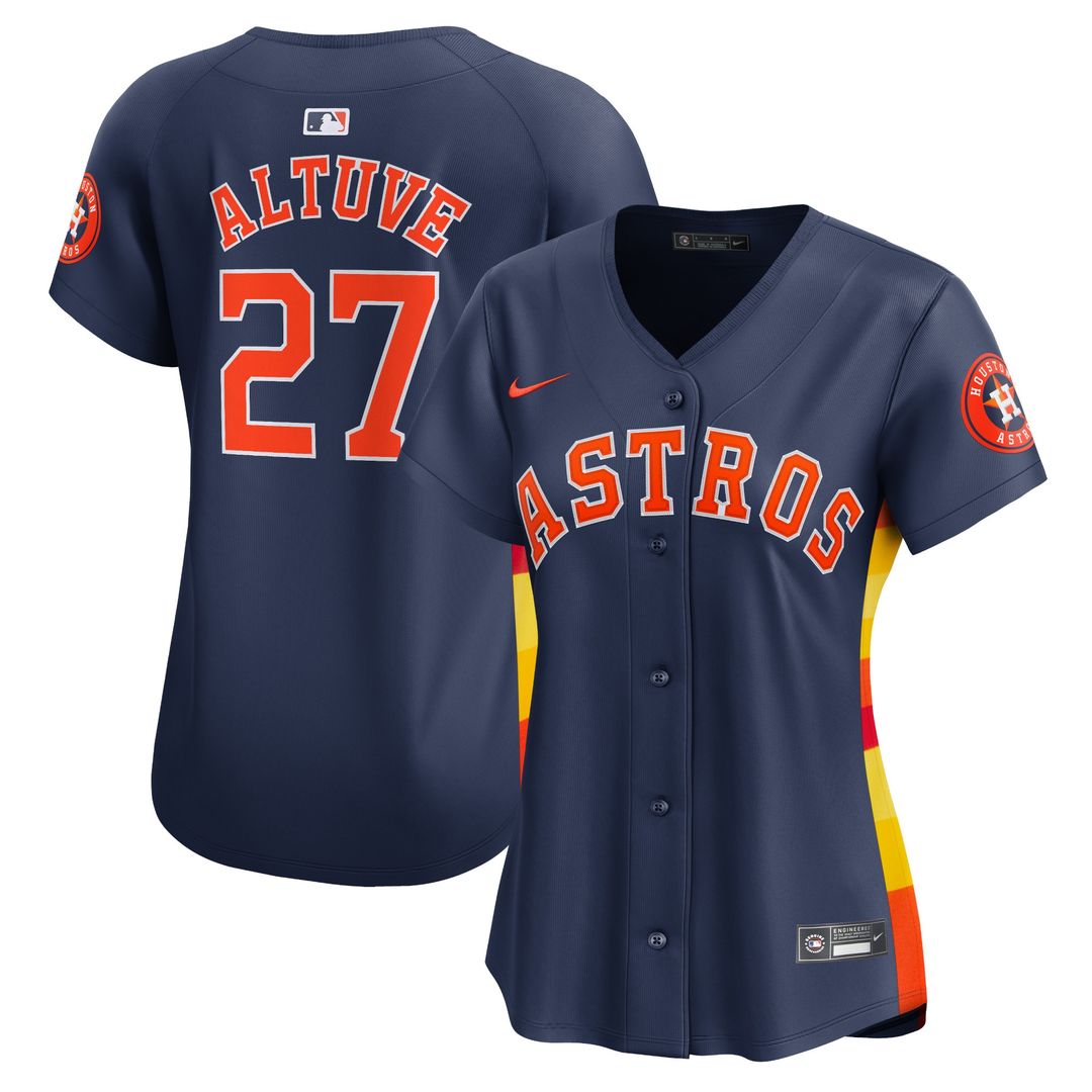 Houston Astros Jose Altuve Nike Women's Alternate Limited Player Jersey - Navy