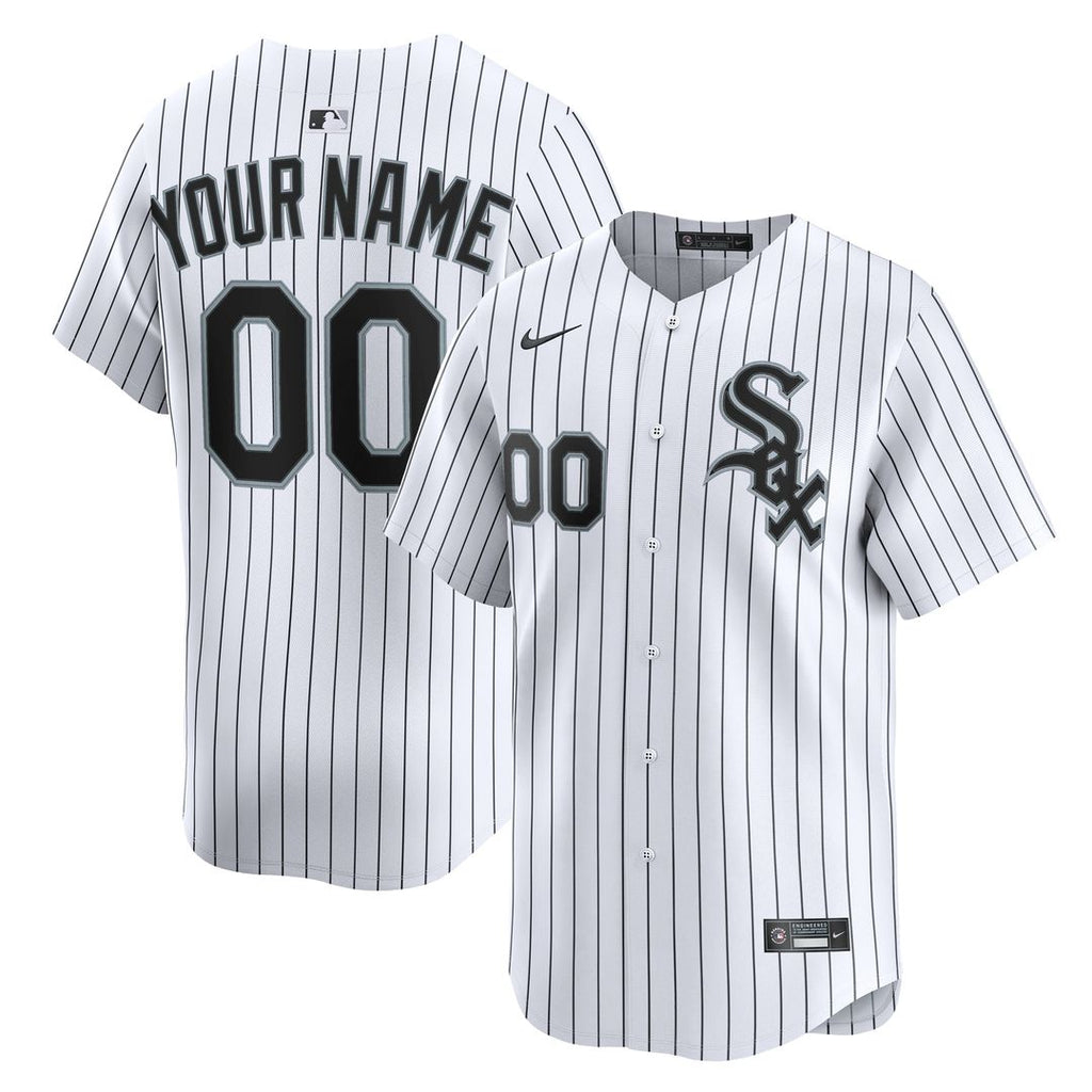 Chicago White Sox Nike Youth Home Custom Limited Jersey - White