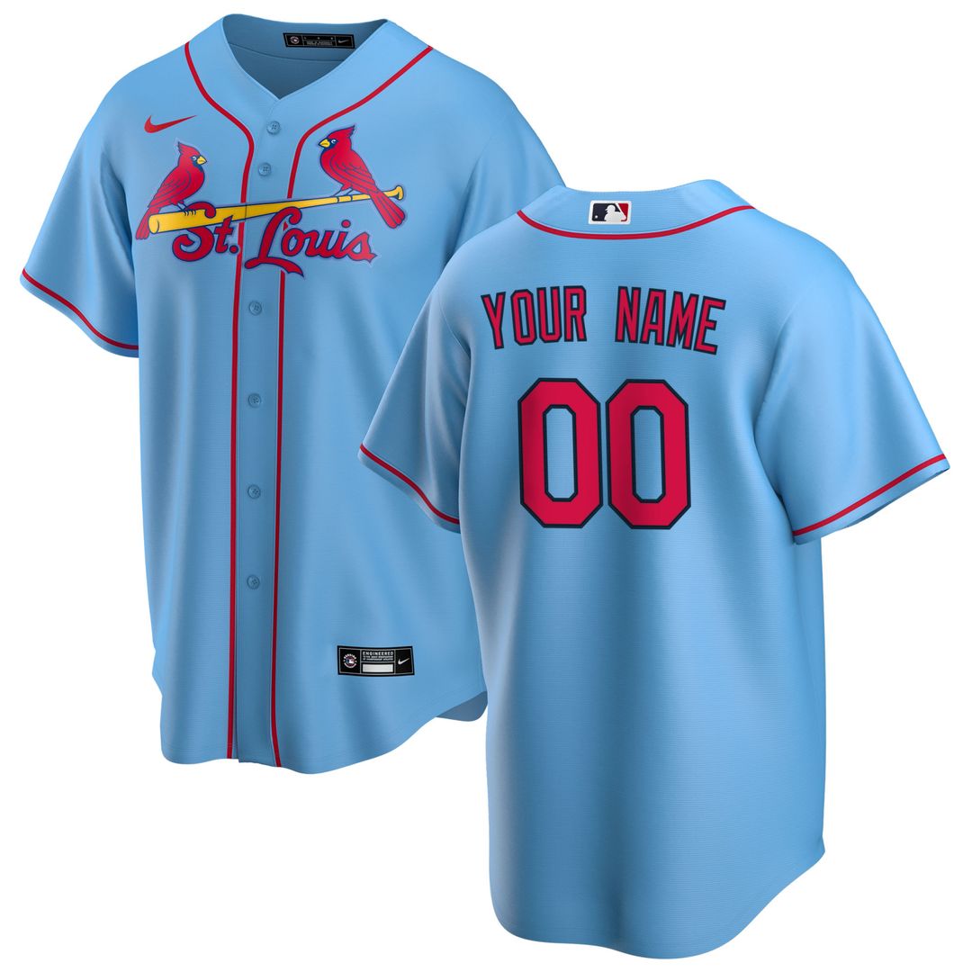 St. Louis Cardinals Nike Home Replica Custom Jersey - White