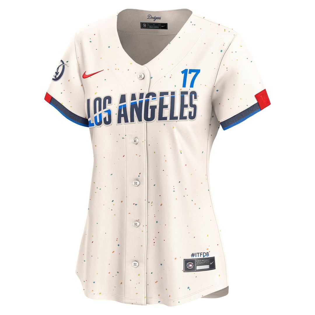 Los Angeles Dodgers Shohei Ohtani Nike Women's City Connect Limited Player Jersey - Cream