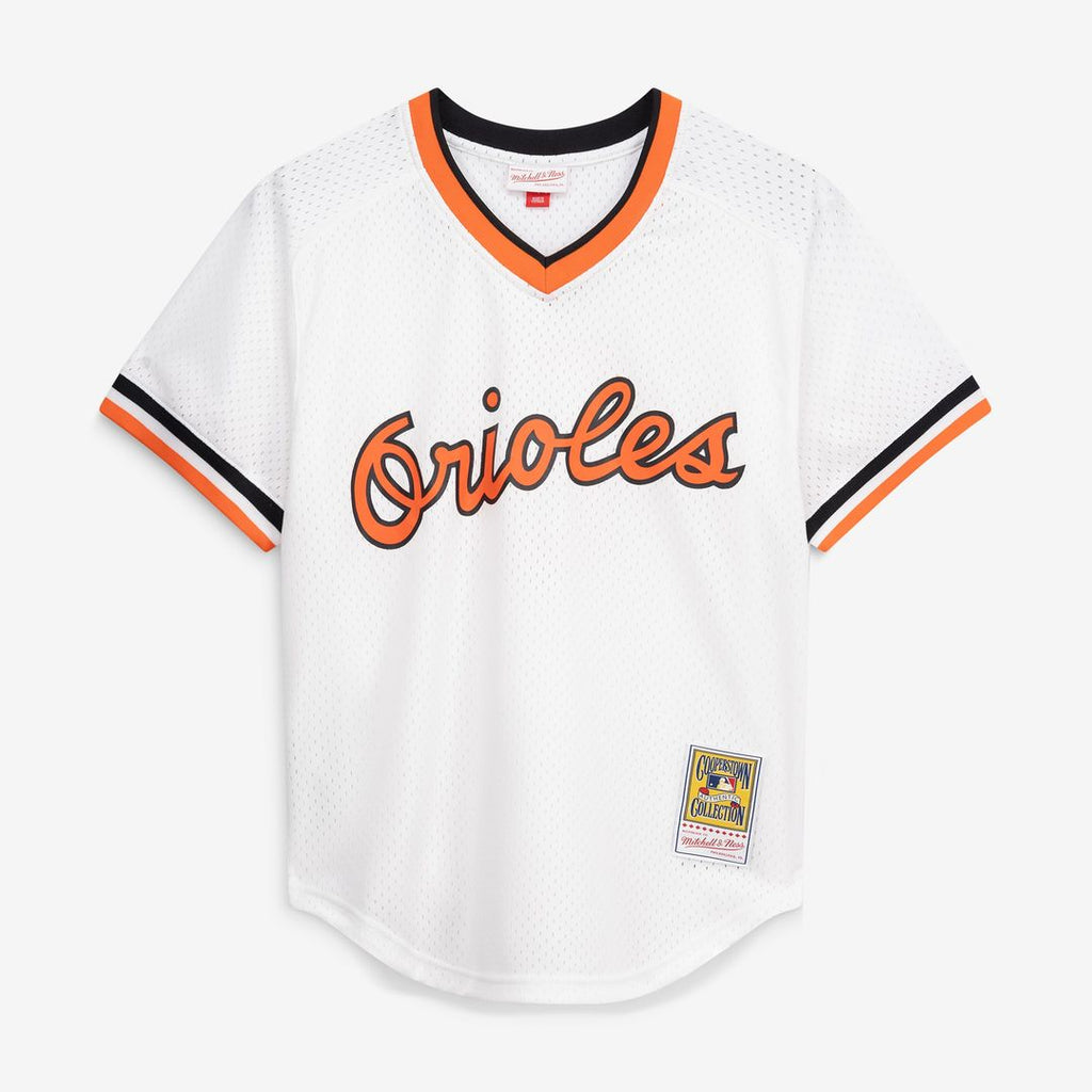 Baltimore Orioles Cal Ripken Jr. Mitchell & Ness Authentic Batting Practice Jersey - White