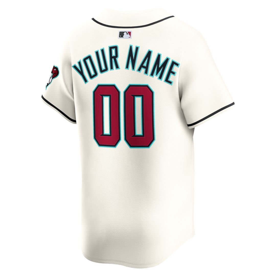Arizona Diamondbacks Nike Home Limited Custom Jersey - Cream