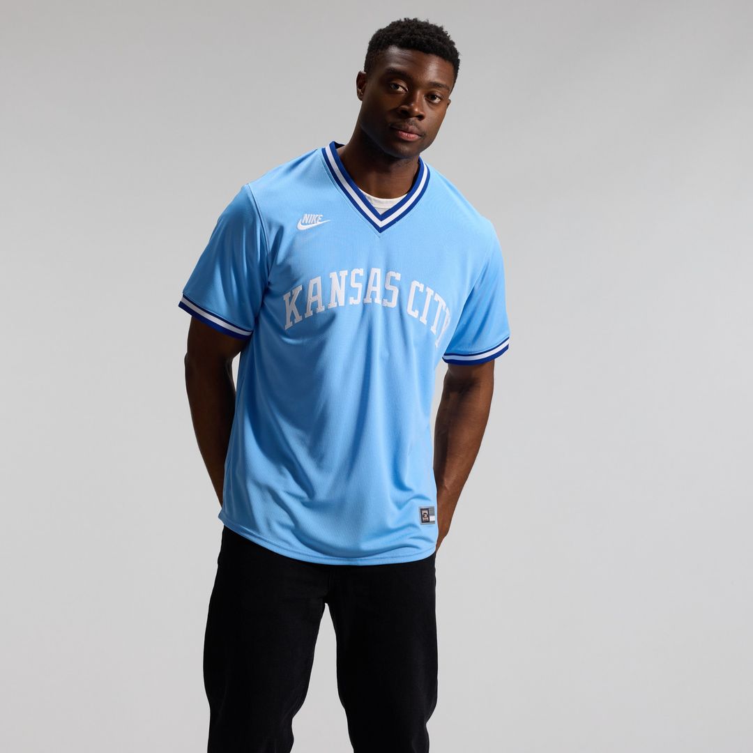 Kansas City Royals Bo Jackson Nike Throwback Cooperstown Limited Jersey - Light Blue