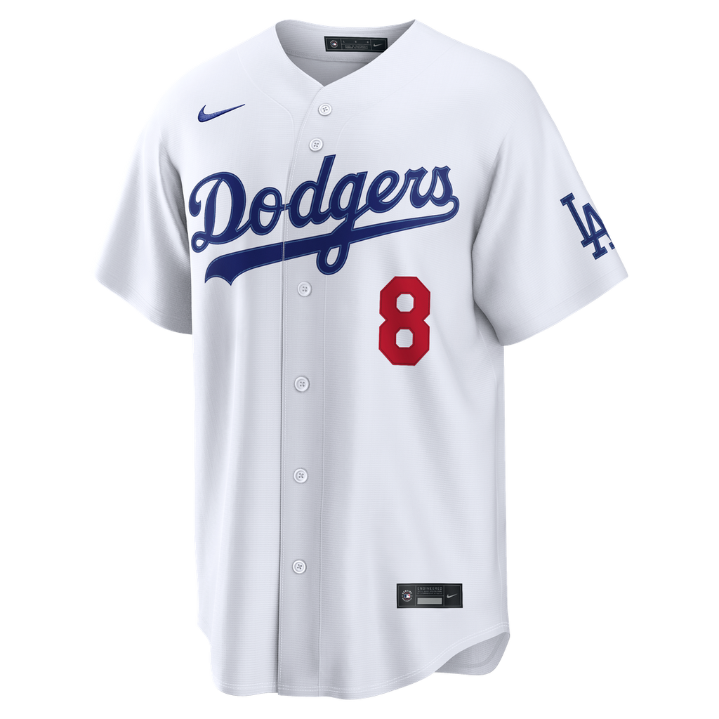 Los Angeles Dodgers Enrique Hernández Nike Home Stadium Jersey - White