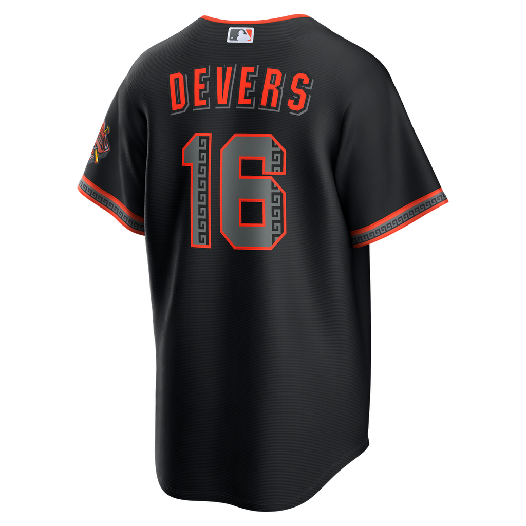 San Francisco Giants Rafael Devers Nike Alternate Stadium Jersey - Black