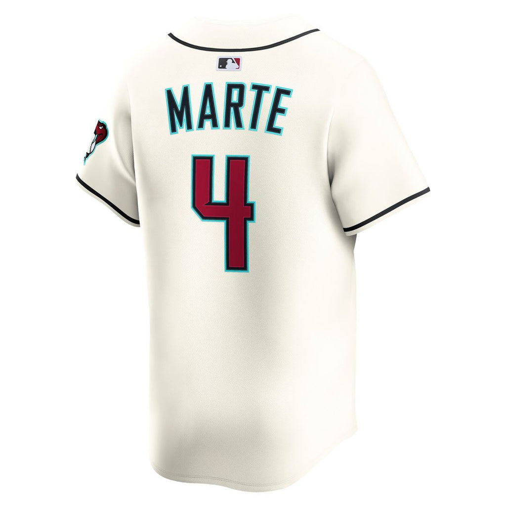 Arizona Diamondbacks Ketel Marte Nike Home Limited Player Jersey - Cream