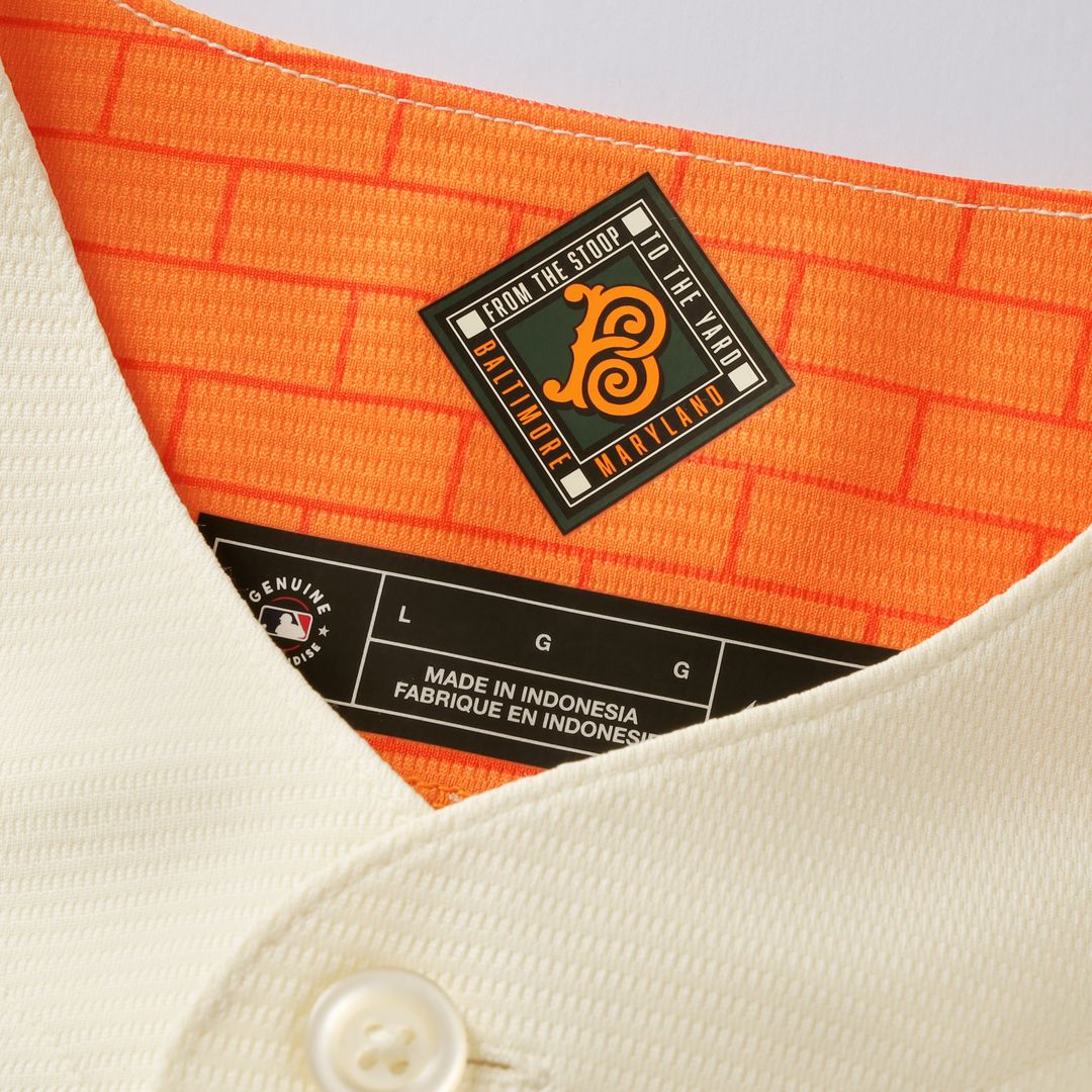Baltimore Orioles Samuel Basallo Nike 2026 City Connect Stadium Jersey - Cream