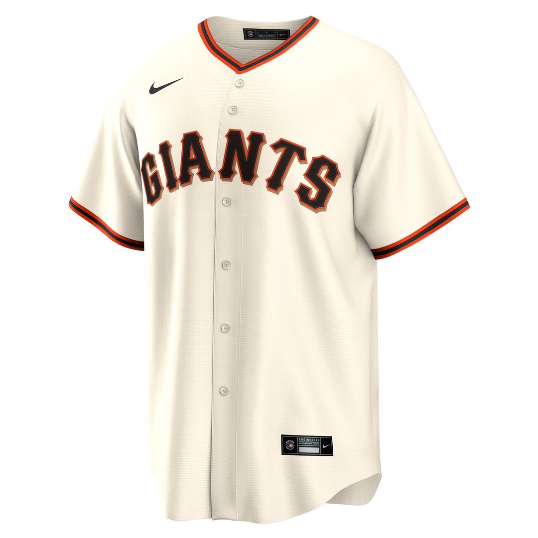 San Francisco Giants Willy Adames Nike Home Replica Jersey - Cream