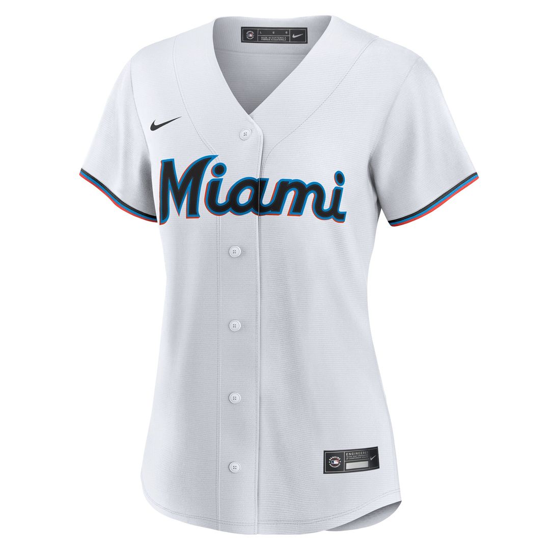 Miami Marlins Kyle Stowers Nike Women's Home Replica Jersey - White