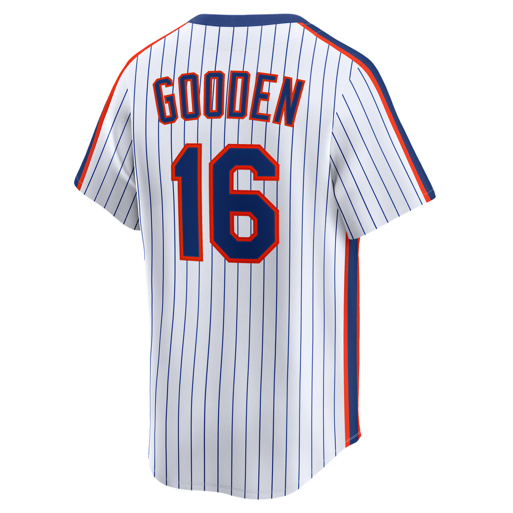New York Mets Dwight Gooden Nike Cooperstown Limited Jersey - White