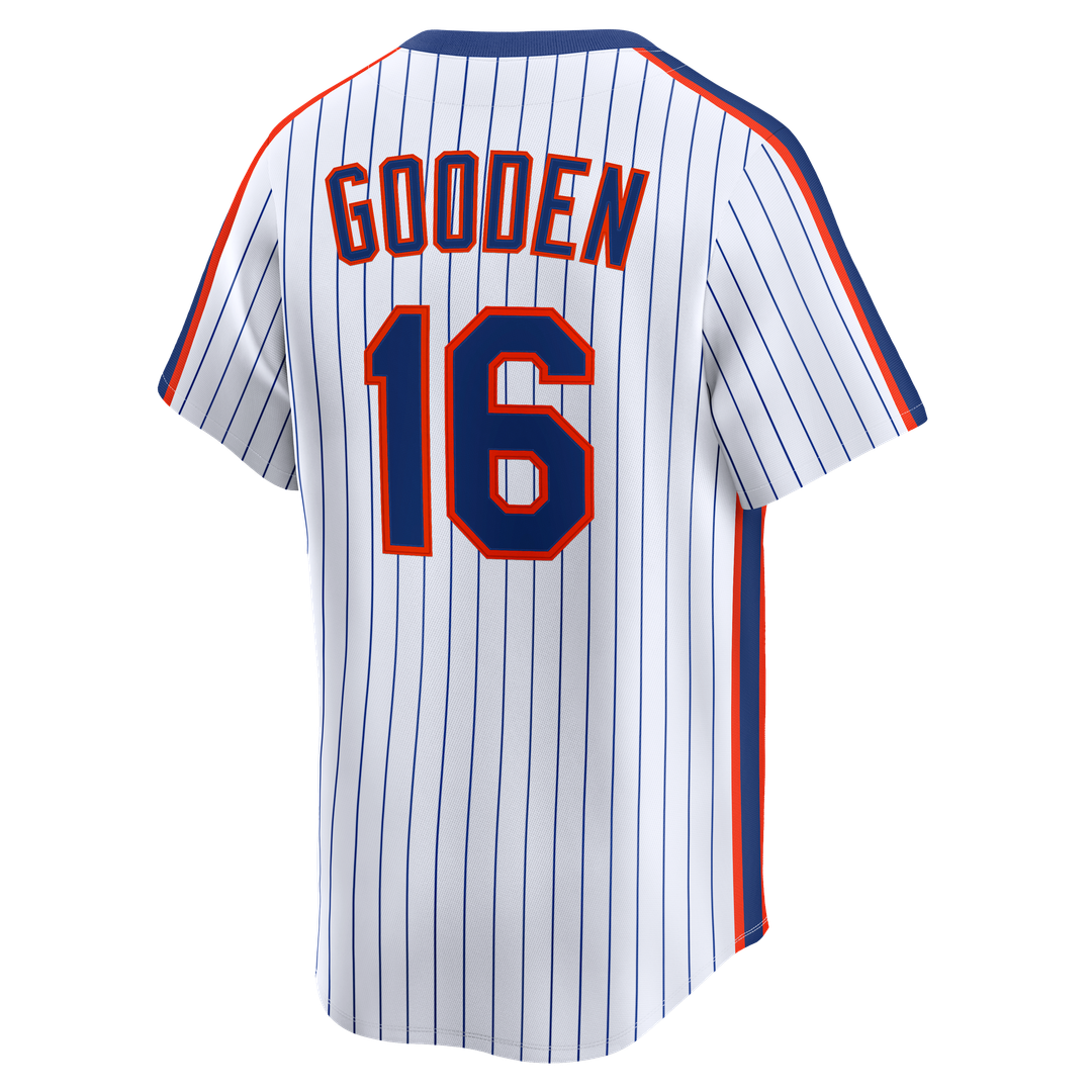 New York Mets Dwight Gooden Nike Cooperstown Limited Jersey - White