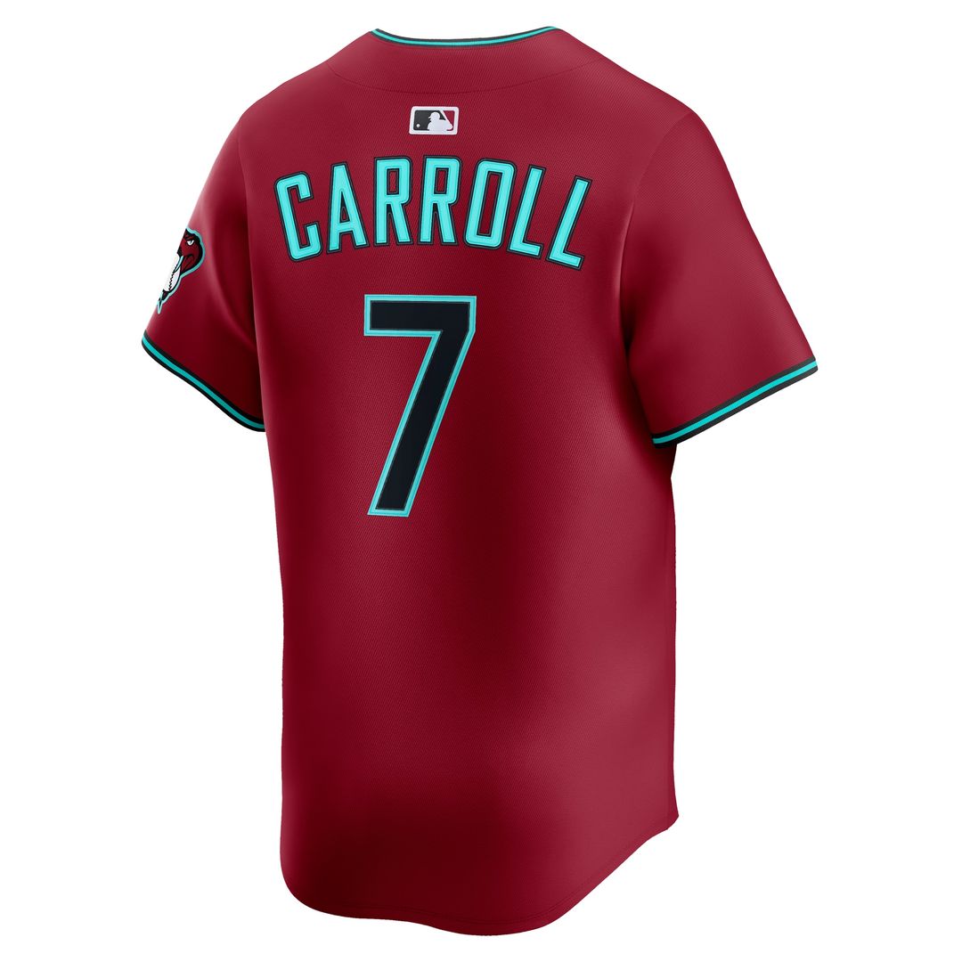 Arizona Diamondbacks Corbin Carroll Nike Alternate Limited Player Jersey - Black