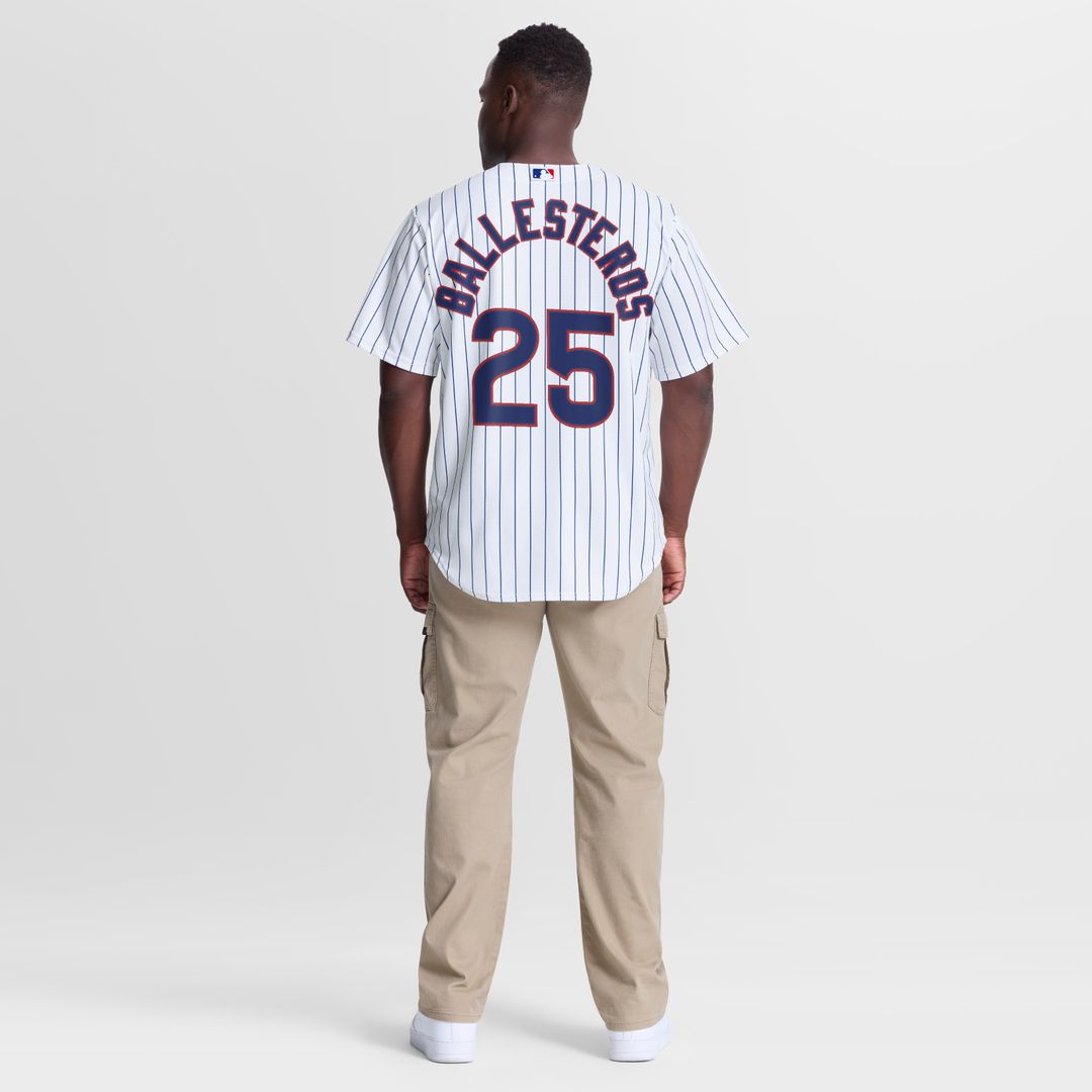 Chicago Cubs Moisés Ballesteros Nike Home Replica Jersey - White