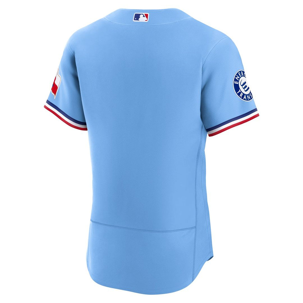 Texas Rangers Nike Alternate Authentic Jersey - Light Blue