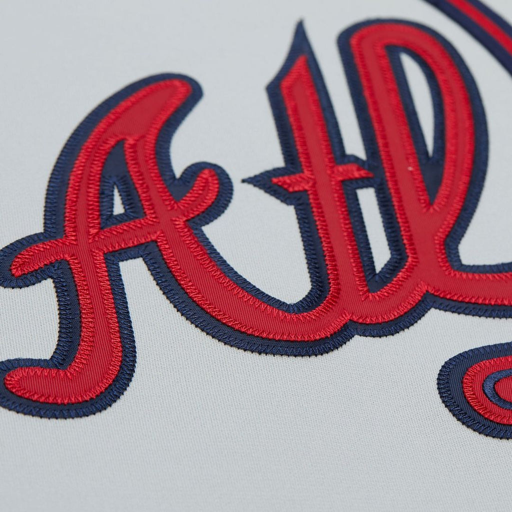 Atlanta Braves Chipper Jones Mitchell & Ness 1995 Throwback Authentic Jersey - Gray