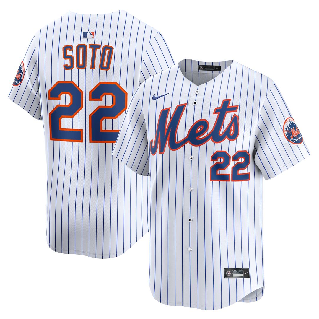 New York Mets Juan Soto Nike Road Limited Player Jersey - Gray