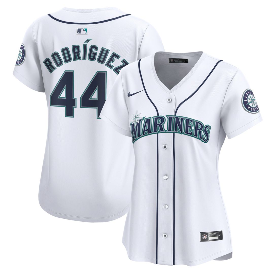 Seattle Mariners Julio Rodríguez Nike Women's Home Limited Player Jersey - White
