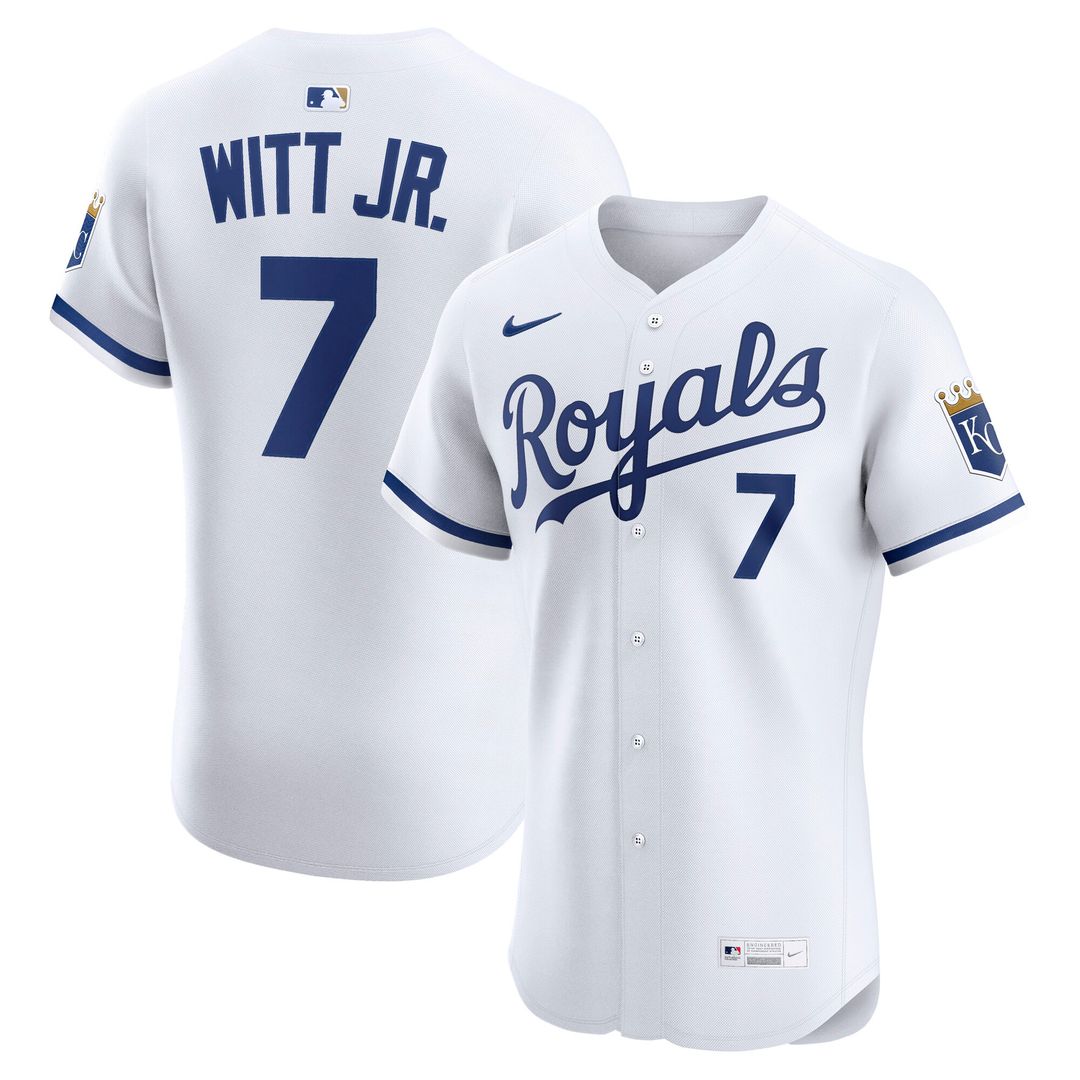 Kansas City Royals Bobby Witt Jr. Nike Alternate 2 Elite Player Jersey - Royal